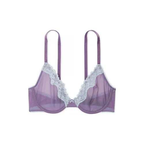 Victoria's Secret Tease Без подкладки Demi Бюстгальтер Frozen Сливовый Бюстгальтер Женские Frozen Сливовый
