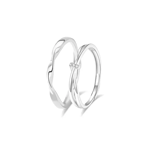 MUYAN Сплав Вязаное Кольцо Любовь Унисекс