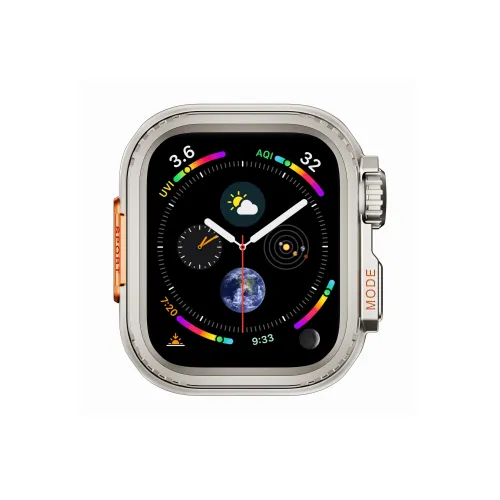 Vobafe Защитный чехол для Apple корпус из металла совместимо с Apple Iwatch S9 8 7 6 5 4 SE Ultra2 Ultra