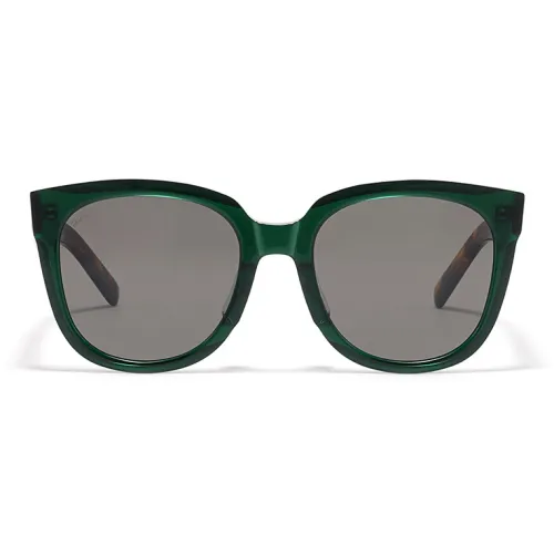 Fakeme Пластина Круглый Солнцезащитные очки Унисекс Черный