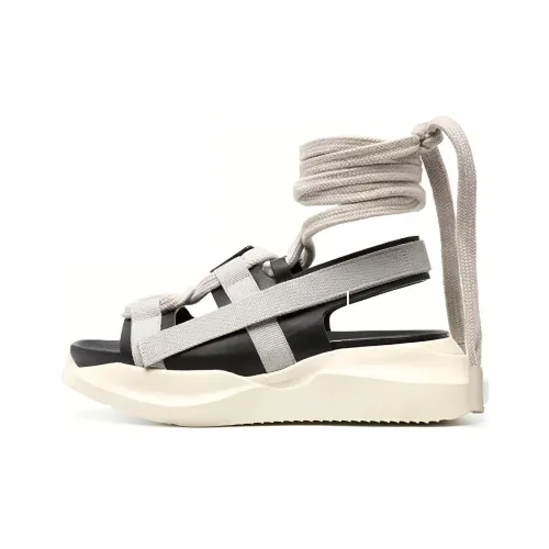 RICK OWENS one Ремень Сандалии Серый Женские
