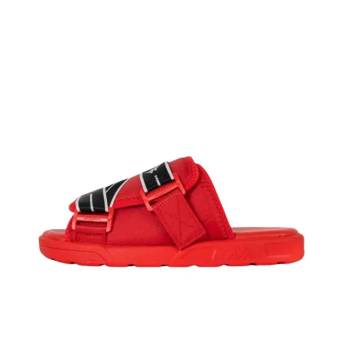 KAPPA Противоскользящие Устойчивые к истиранию Слипоны Унисекс Красный