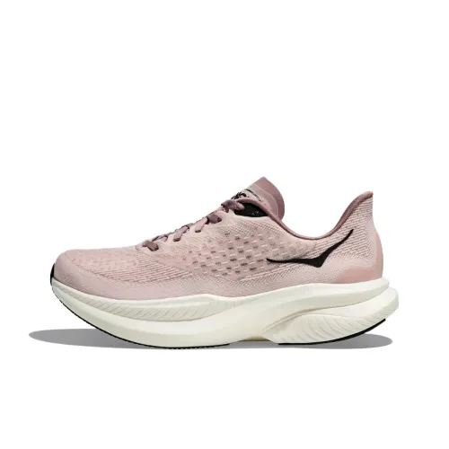 HOKA ONE ONE MACH 6 Противоскользящие Устойчивые к истиранию Низкие Топ Беговые кроссовки Женские Розовые