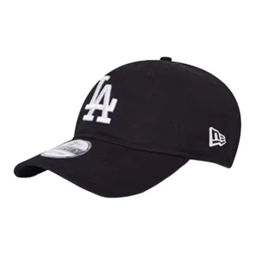 New Era Хлопковые кепки унисекс черные