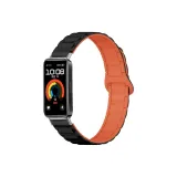 Версия A & Тонкая броня, силикон, магнитный - черный & апельсин