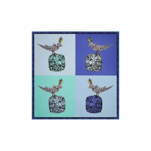 TIFFANY & CO. Шелковые шарфы Унисекс