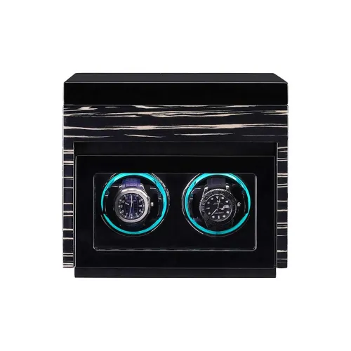 MINGNASHI R Collection Пульт Дистанционного Управления Часы с Тачскрином 2 3 4 6 8 Отделения для Часов Многоцветный Ambient Светло-Черный