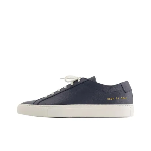 COMMON PROJECTS Achilles Контрастность BUMPY Низкий Топ Скейтборд Кроссовки Мужские Синие