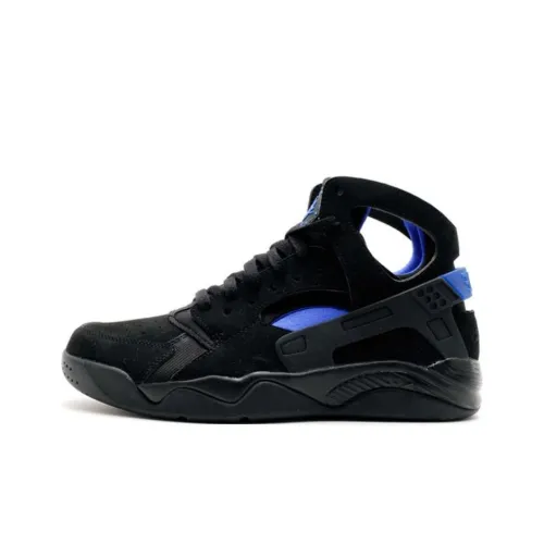 Nike Air Pilot Huarache Slip-resistant Abrasion-resistant MID Top Vintage Basketball Shoes Men's Black Найк Эйр Пилот Хуараче Противоскользящий Устойчивый к истиранию MID Топ Винтажные Баскетбольные Кроссовки Мужские Черные