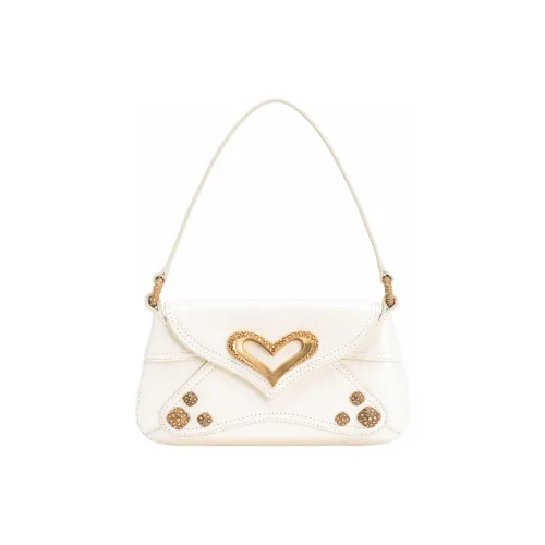 PINKO Коровья кожа Сумка Сумка через плечо Маленькая Женская Белая