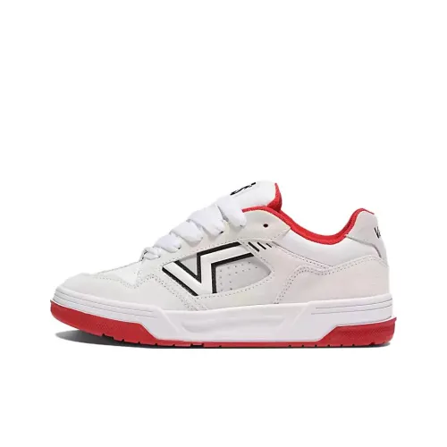 Vans Upland Low Топ Скейтборд Кроссовки Унисекс Белый Красный