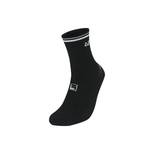 FILA Fitness Series 1 Пачка Черные Мужские Носки до Икры MID
