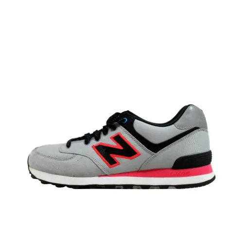 New Balance NB 574 Low Топ Повседневная обувь Унисекс Серый Черный Красный