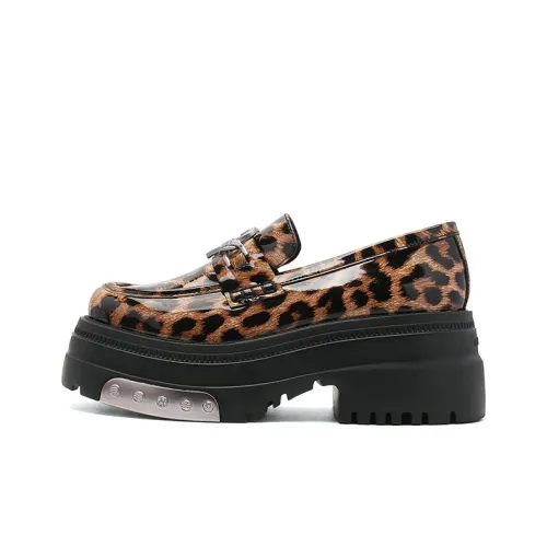 BLOCCO5 Лоферы 7 см Женские Коричневые