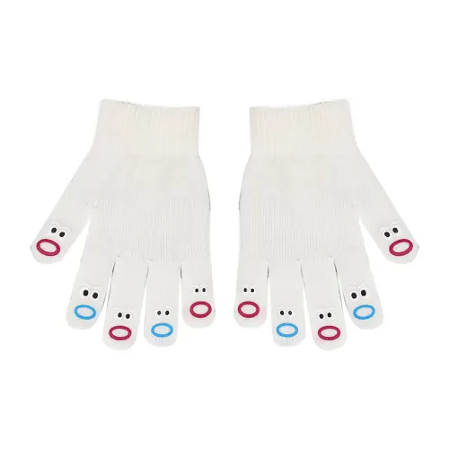 IOTS Полиэстеровая пряжа Трикотажная ткань Перчатки Женские