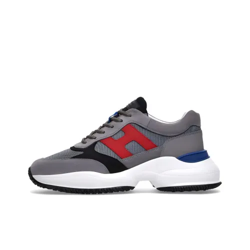 HOGAN Interactive Version Низкий Топ Повседневная Обувь Мужская Серый