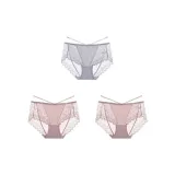 3 шт (Серо-голубой + Камея коричневая + Камея коричневая)