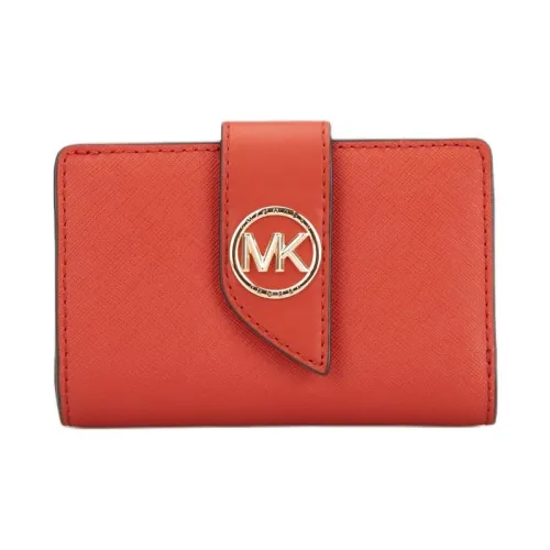 MICHAEL KORS Greenwich Коровья кожа Кошелек Средний Женские Красный