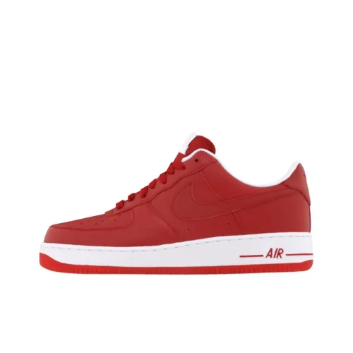 Nike Air Force 1 Slip Resistant Abrasion Resistant Низкий Топ Скейтбординг Кроссовки Мужские Красные