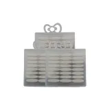 Прозрачный, двусторонний, двойной-вкладыш, патч (уплотнённая форма), 3-упаковка [360 патчей/сумка]