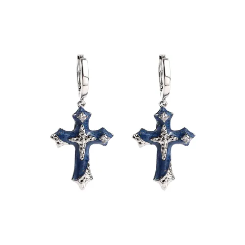 Серьги Vegetarian с цирконием унисекс