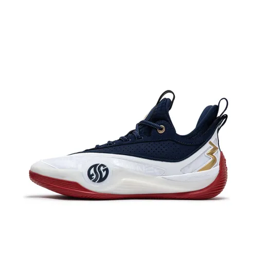 361° Баскетбольные кроссовки Low Топ Белый Красный Мужской