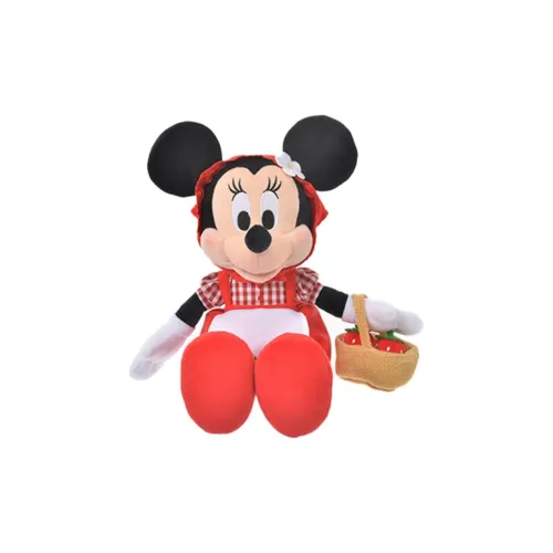 Disney Strawberry Series Минни Сидящая Поза Кукла Плюшевая Кукла 25 см Высота