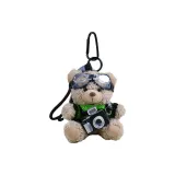 Черный/Зеленый полосатый медвежонок с камерой