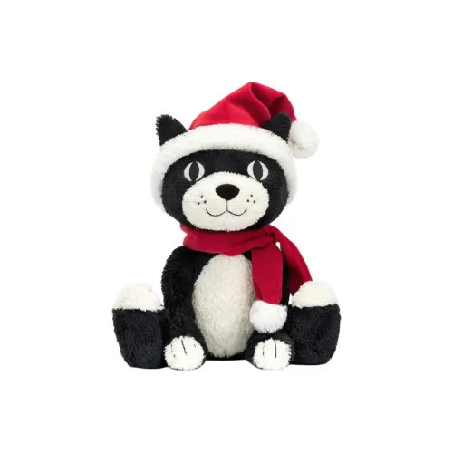 JELLYCAT Christmas Series Счастливый Кот Куклы Плюшевая Кукла Standing Рекомендуемый Рост 32 см