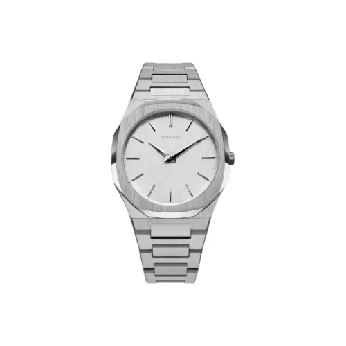 D1 MILANO Кварцевые часы механизм ремешок из нержавеющей стали 40 мм циферблат с открытым механизмом унисекс