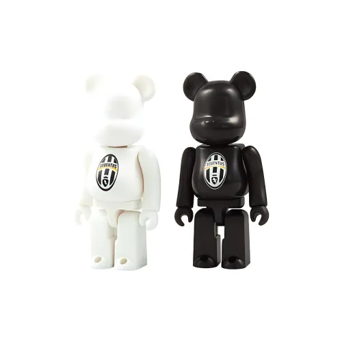 BE@RBRICK Нет.000JUVE Juventus Serie A Возвращение Памятный 2 шт Набор Белый Черный Прозрачный Слепой Бокс с Карточкой 100%
