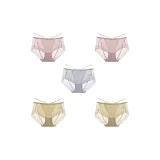 5 пар (Розовый + Розовый + Серо-голубой + Травяной желтый + Травяной желтый)