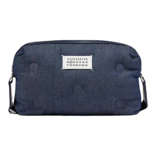 Maison Margiela Glam Slam Denim Camera Bag Сумка через плечо Женская Синяя