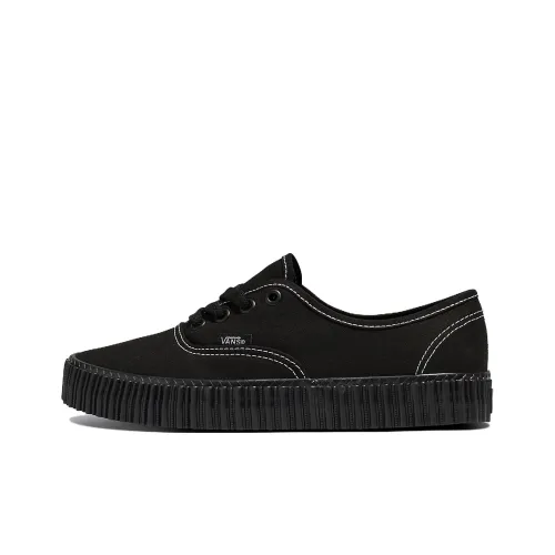 Vans Authentic Low Top Скейтборд Кроссовки Унисекс Черные