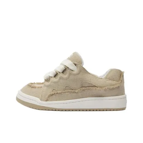 Schutz Low Топ Скейтборд Кроссовки Женские Бежевые