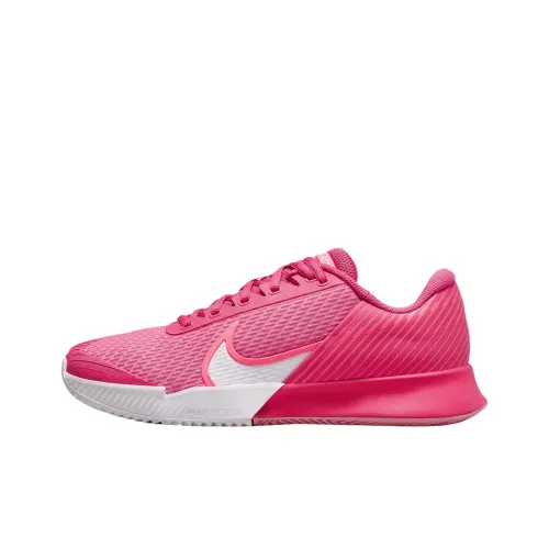 Nike Air Zoom Vapor Pro 2 Устойчивые к истиранию Дышащие Поддерживающие Низкие Кроссовки для тенниса Женские Розовые Белые