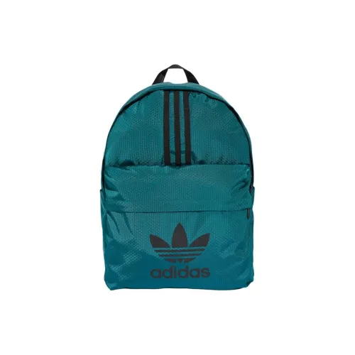 Adidas Originals Переработанный полиэстер рюкзак стандартный унисекс циан и черный