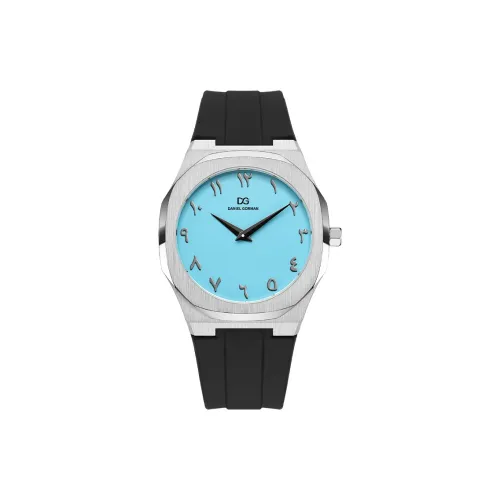 DANIEL GORMAN Daniel Golman Мужские часы Кварцевый механизм Силиконовый ремешок Часы Мужские Синий циферблат
