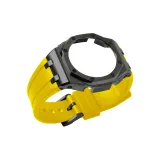 Оффшор Черный Стальной Корпус + Фторкаучуковый Желтый Ремешок + Шпилька + Инструмент