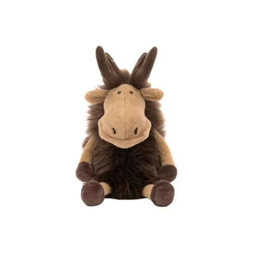 JELLYCAT Christmas series MERRICK Лось Куклы Плюшевая кукла 19 см Высота в сидячем положении