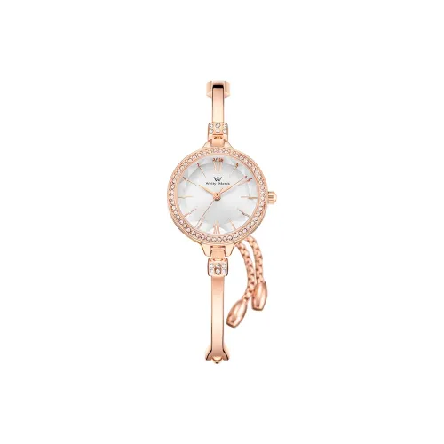 Welly Merck Кварцевый механизм Женские часы 26 мм Белый циферблат Сплав Корпус часов Сплав Ремешок