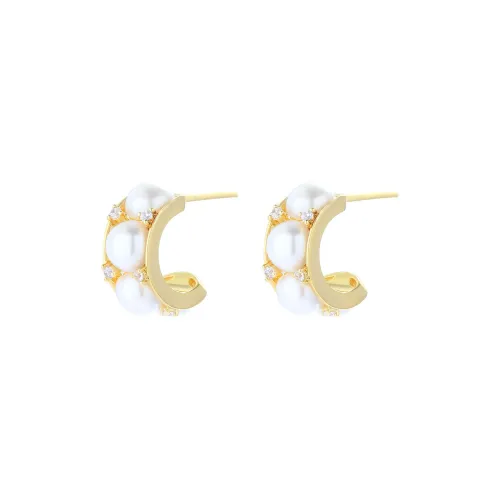 Серьги Vegetarian Artificial Pearl Unisex