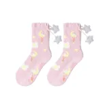 Розовые носки с звездами