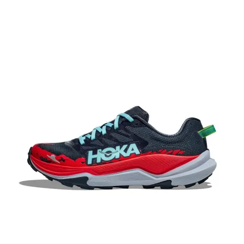 HOKA ONE ONE Беговые кроссовки Низкий верх Серый/Красный Женские