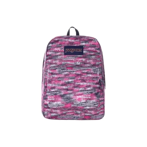 JanSport Полиэстер Рюкзак Средний Женский Розовый Красный Свитер