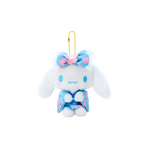 Sanrio Cinnamoroll Вишневый цветок Коллекция Kimono Куклы Плюшевая Подвеска 12 см Рекомендуемая высота