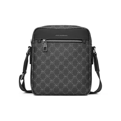 FAIRWHALE Сумка через плечо из ПВХ Сумка на плечо Стандартная Мужская Черная