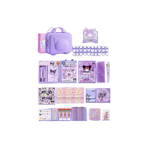 Hello Kitty Kuromi PLANNER Кремовая Карта Базовый Комплект Маленький Кожаный Чехол Стиль Игрушки