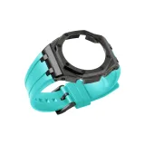 Offshore Черный Стальной Корпус + Фторкаучук TF Синий Ремешок + Шпилька + Инструмент