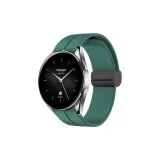 Жидкость, силикон - складной, магнитная застежка, ремень в сосновом зеленом